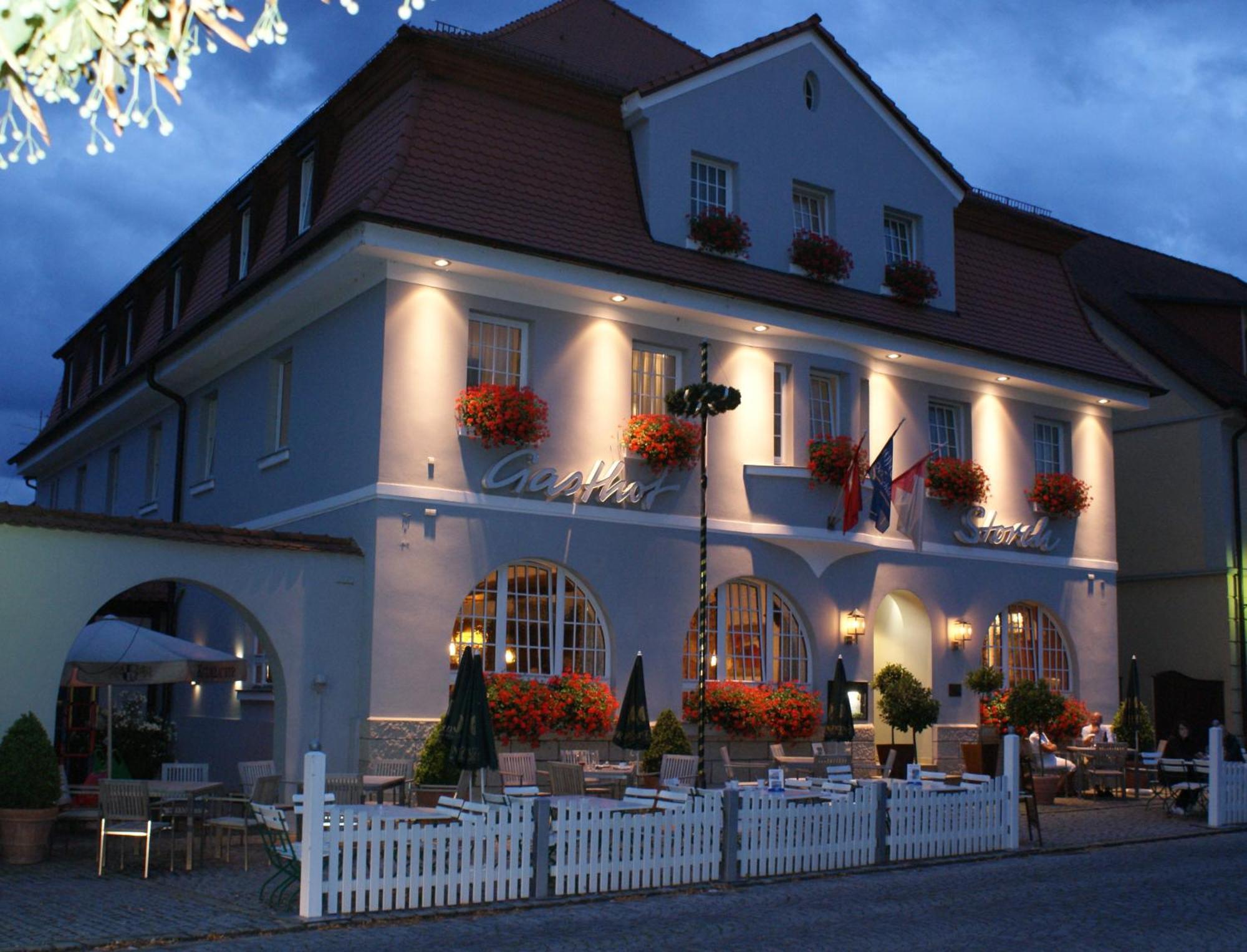 Hotel Gasthof Zum Storch Schlüsselfeld Exterior foto